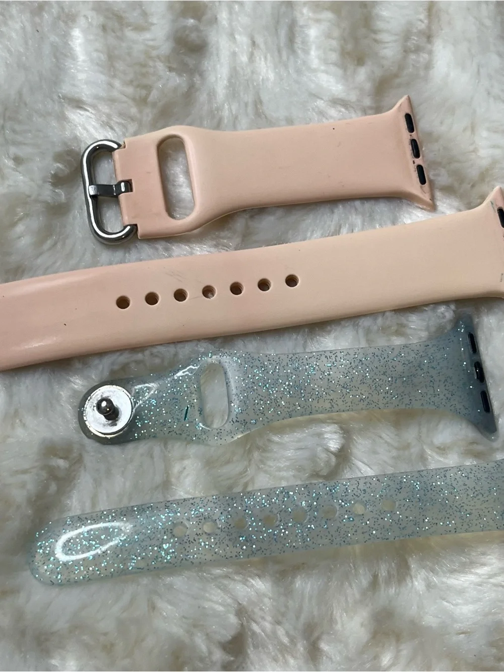 Apple Watch 38mm Silicone Replacement Bands Set of Two